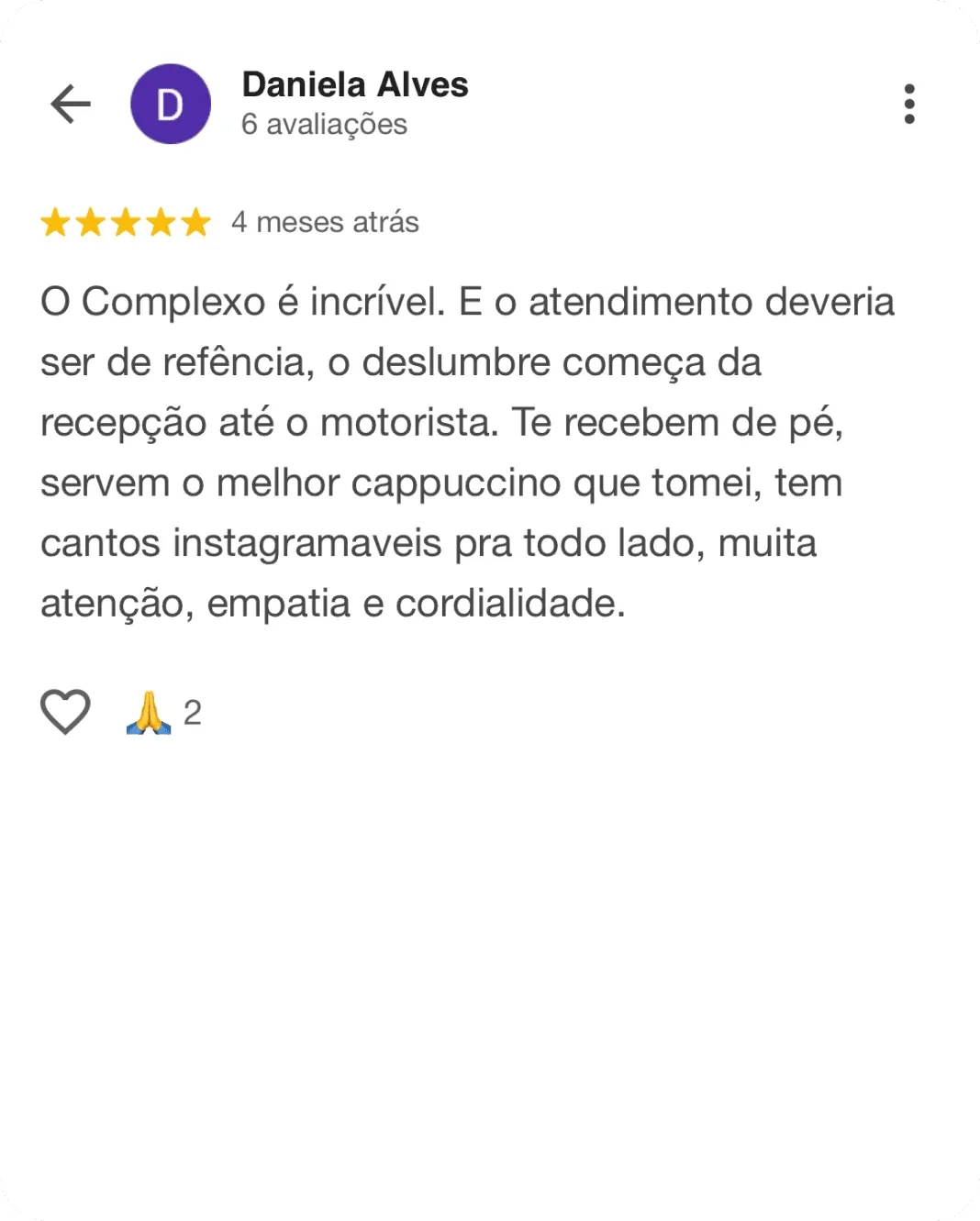 Depoimento de paciente 2