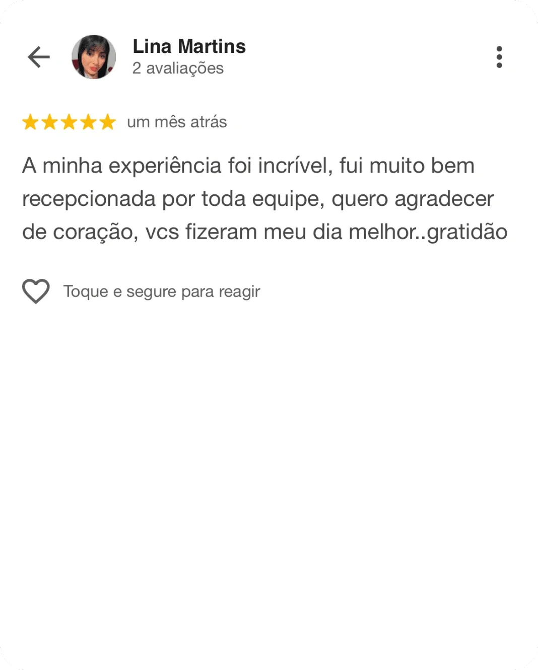 Depoimento de paciente 4