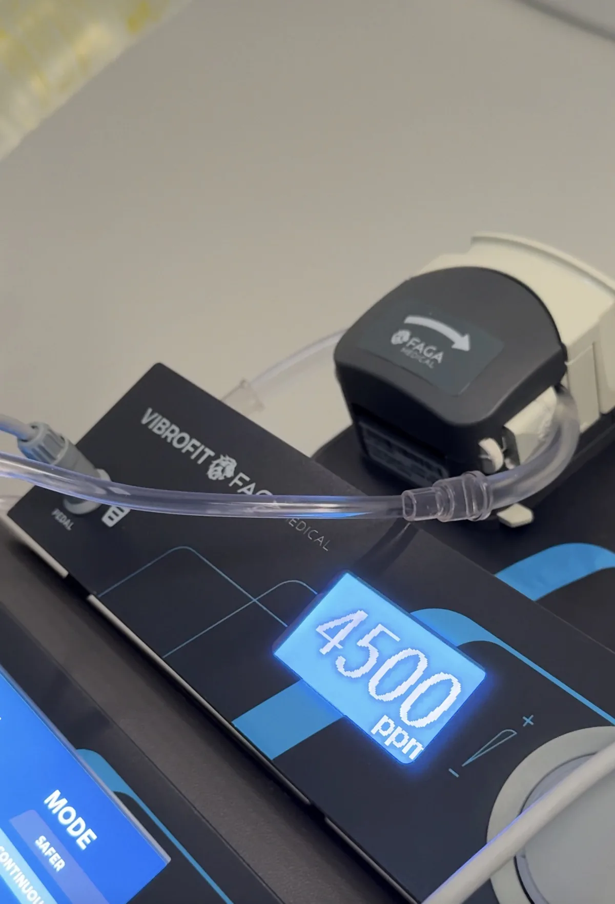 Equipamento Vibrolipo utilizado na lipoaspiração